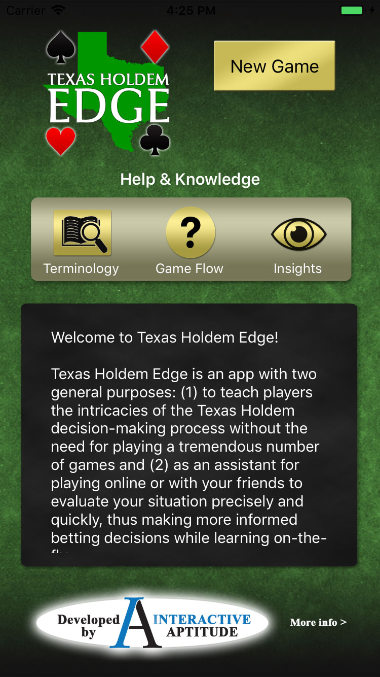 Texas Holdem Edge App